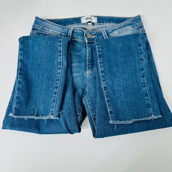 Paige Verdugo Ultra Skinny Jeans Blue Nico Mid Rise Ankle Denim Classic Size 27 - Picture 5 of 10